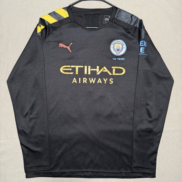 Puma Manchester City 125 Years Away Silva 21 Jersey 2019-2020 Futbol Soccer Sz M - Picture 1 of 9